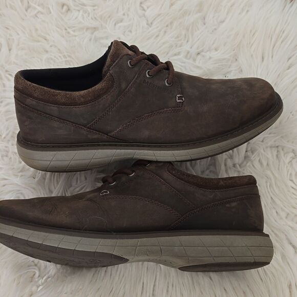 Merrell Magnum Dark Brown Oxfords - Picture 7 of 8